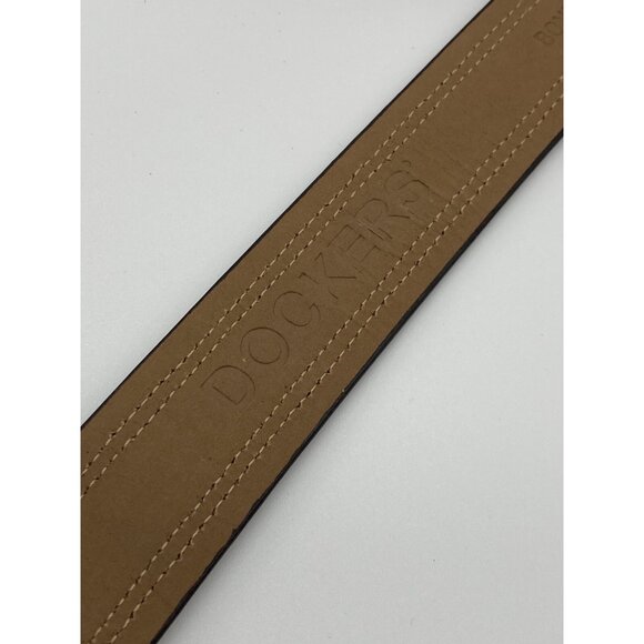 Dockers Men's Brown Leather Belt Size 32 Bonded Leather 1.25" Wide Style 1DK01KW - Picture 16 of 16